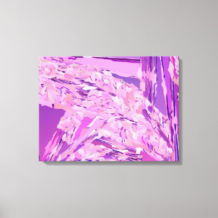 "Violet Woodland" abstrakt, Lavendel, Lila Leinwanddruck