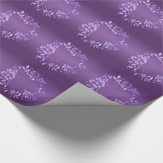 VIOLET WRAPPING PAPIER GESCHENKPAPIER (Ecke)