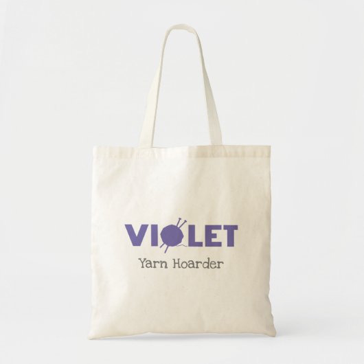 Violet Yarn Hoarder Tragetasche (Vorne)