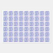 VIOLET ZELLTIKKETT-Flachfolienpapier Geschenkpapier Set (Vorderseite 2)