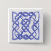 VIOLET ZELLTIKKNOTENquadrat Button (Vorderseite)