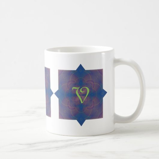 Violeta Kaleidoscope Mandala Kaffeetasse (Rechts)