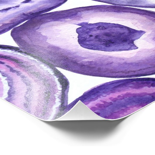 Violetagotmuster Fotodruck (Ecke)