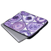 Violetagotmuster Laptopschutzhülle (Vorne Knopf)