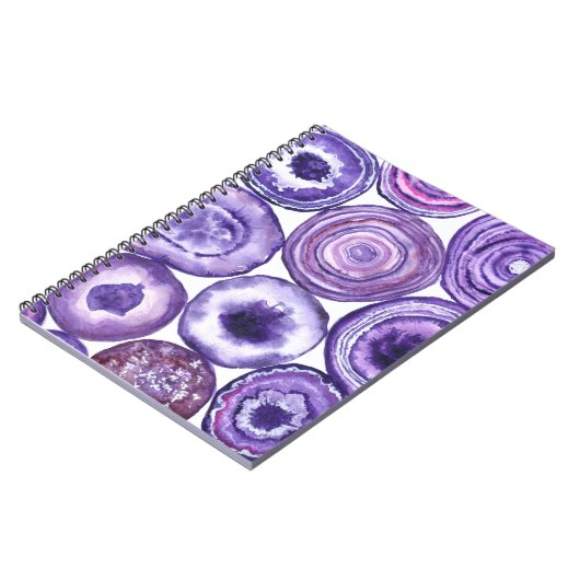 Violetagotmuster Notizblock (Linke Seite)