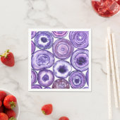 Violetagotmuster Serviette (Beispiel)
