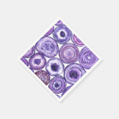 Violetagotmuster Serviette (Ecke)