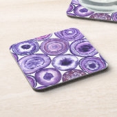 Violetagotmuster Untersetzer (Linke Seite)