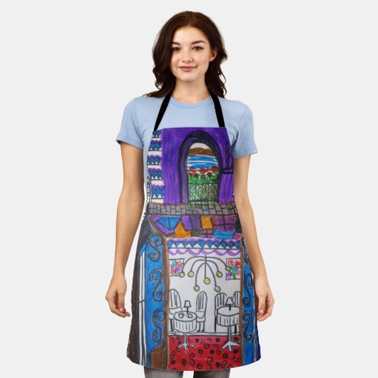 Violetas Cafe Schürze (Getragen)