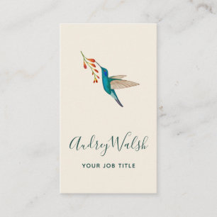 Violetear Hummingbird Business Card Visitenkarte
