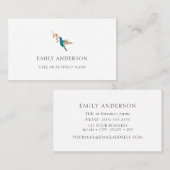Violetear Hummingbird Business Card Visitenkarte (Vorne/Hinten)