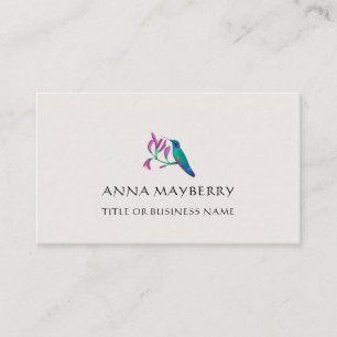 Violetear Hummingbird Business Card Visitenkarte