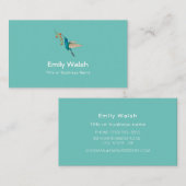 Violetear Hummingbird Business Card Visitenkarte (Vorne/Hinten)