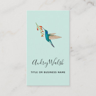 Violetear Hummingbird Business Card Visitenkarte