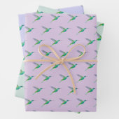 Violetear Hummingbird Pattern Geschenkpapier Set (Beispiel)