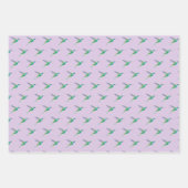 Violetear Hummingbird Pattern Geschenkpapier Set (Vorderseite)