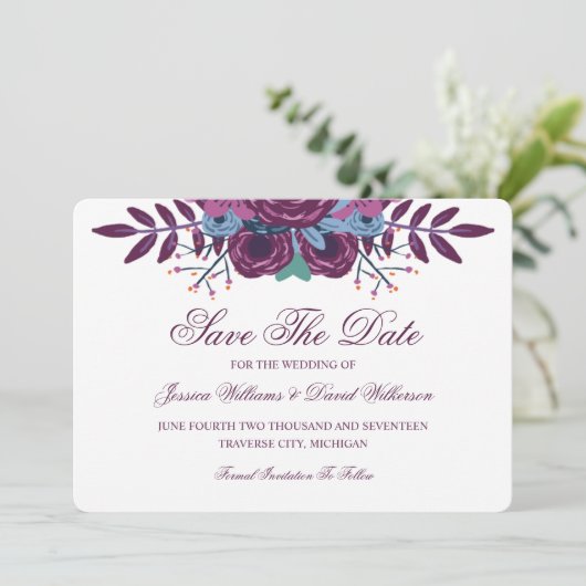 Violetfarben speichern die Ankündigungen (Stehend Vorderseite)