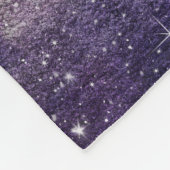 Violetgalaxie Milchstraße mit Planet Fleecedecke (Ecke)