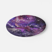 Violetgalaxie Milchstraße mit Planet Pappteller (Schrägansicht)