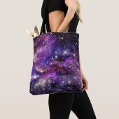 Violetgalaxie Milchstraße mit Planet Tasche (Von Nahem)