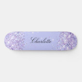 Violetlavename elegant skateboard (Horizontal)
