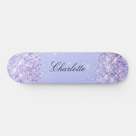Violetlavename elegant skateboard (Horizontal)