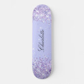 Violetlavename elegant skateboard (Vorderseite)