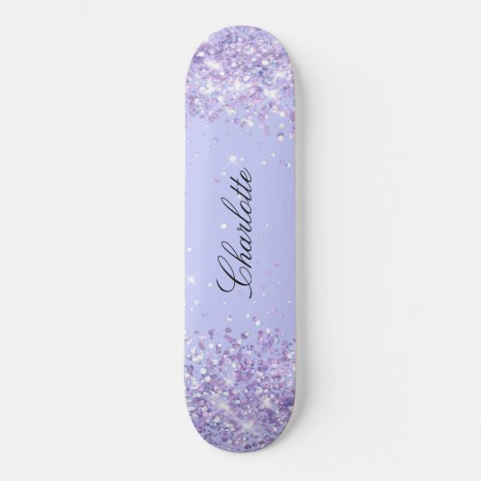 Violetlavename elegant skateboard (Vorderseite)
