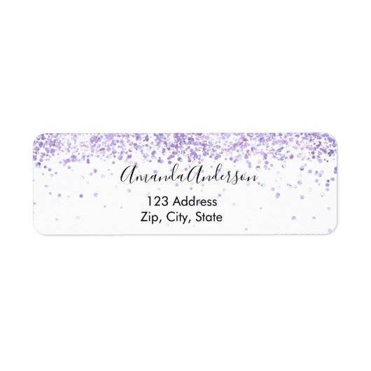 Violetlavene, Rücksendeadresse (Vorne)