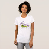Violets22, VEILCHEN im Frühjahr T-Shirt (Vorne ganz)