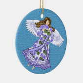 Violets Angel Keramik Ornament (Rechts)
