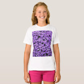 Violets Baby Girls T - Shirt Violet Blume (Vorne ganz)