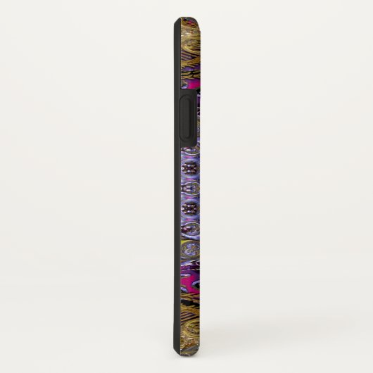 Violets Baylphine Schönes Monogramm Case-Mate iPhone Hülle (Hinten/Rechts)