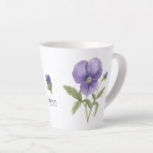 Violets Februar Geburtstagsfeier Blume Milchtasse (Rechte Ecke)