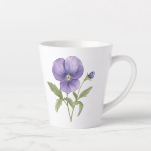 Violets Februar Geburtstagsfeier Blume Milchtasse