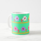 violets left&right mint green kaffeetasse (Vorderseite Links)