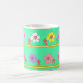 violets left&right mint green kaffeetasse (Mittel)