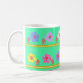 violets left&right mint green kaffeetasse (Links)