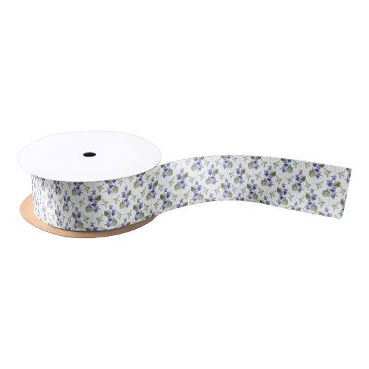 Violets Ribbon Satinband (Spule)