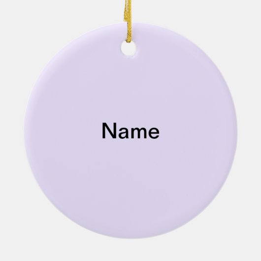 Violets Rocking Horse Ornament (Hinten)