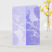 Violetsindikatoren, nur weil karte (Gelbe Blume)