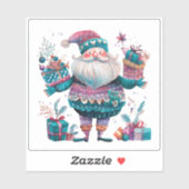 Violetsticker für frohe Weihnachten! Aufkleber (Blatt)