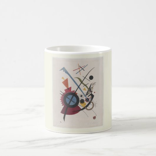 Violett (1923) von Wassily Kandinsky, Moderne Kuns Kaffeetasse (Mittel)