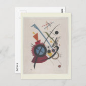 Violett (1923) von Wassily Kandinsky, Moderne Kuns Postkarte (Vorne/Hinten)