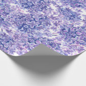 Violett Aquarelllila-Blume Geschenkpapier (Ecke)