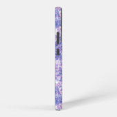 Violett Aquarelllila-Blume Samsung Galaxy Hülle (Rechte Seite)