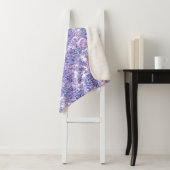 Violett Aquarelllila-Blume Sherpadecke (Beispiel)