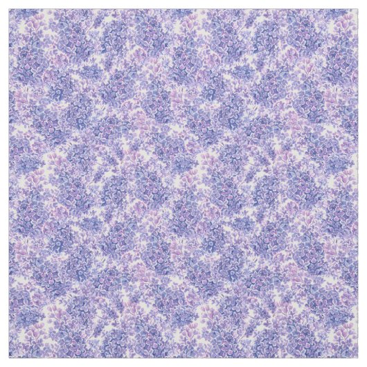 Violett Aquarelllila-Blume Stoff (Muster)