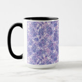 Violett Aquarelllila-Blume Tasse (Links)