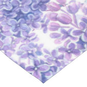 Violett Aquarelllila-Blume Tischdecke (Schrägansicht)